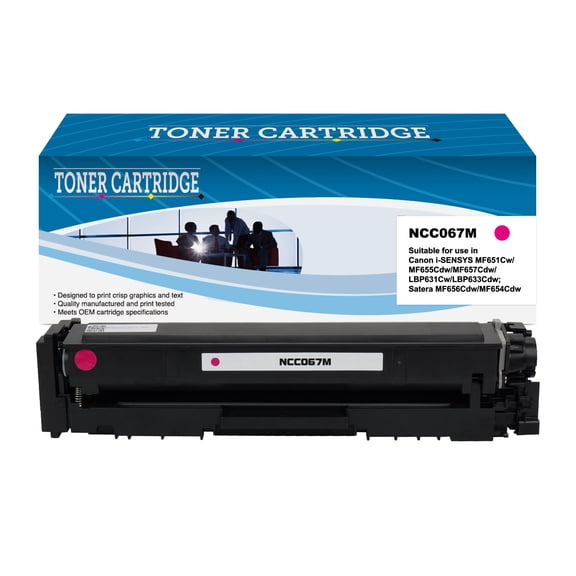 067 GRG-067 Toner Cartidge Compatible for Canon 067H Cartidge 067H imageCLASS MF656Cdw LBP632Cdw MF653Cdw LBP633Cdw MF654Cdw Series Printer High Yield (Magenta-1-PACK)