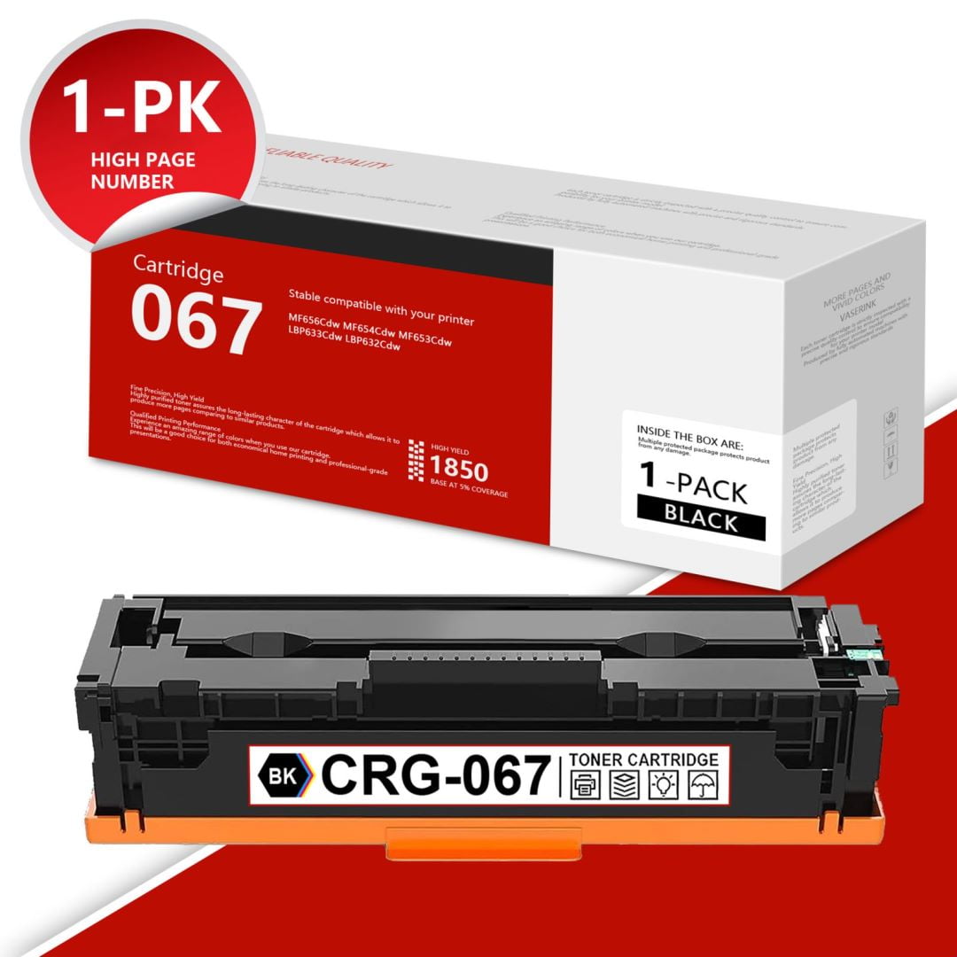067H Compatible Toner Cartridge Set For Canon Color Imageclass Printers - 4-Pack High Yield - View #3