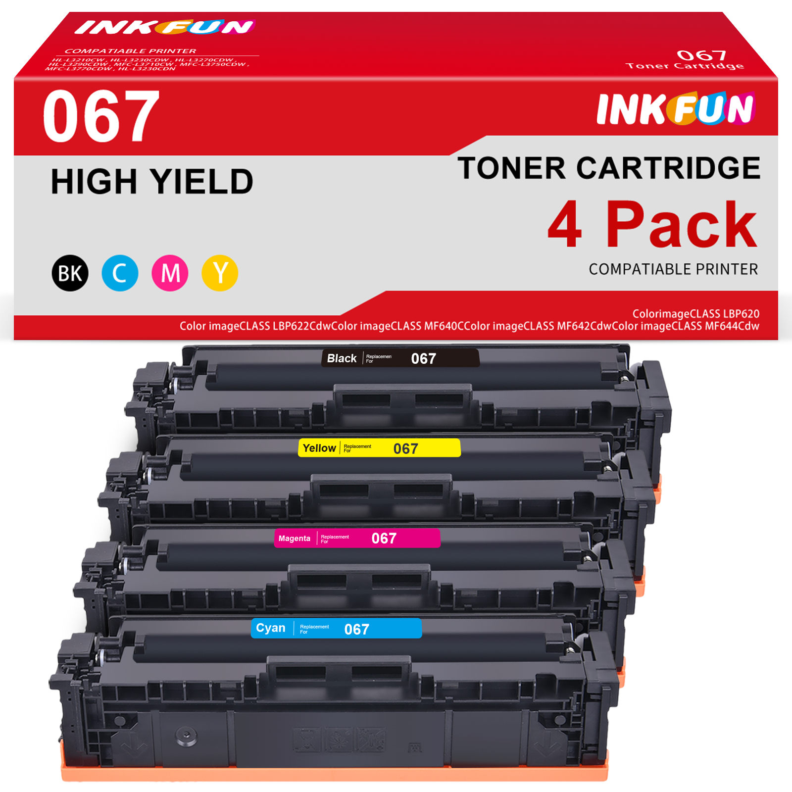 Canon 067 Cyan Toner Cartridge - Walmart.com