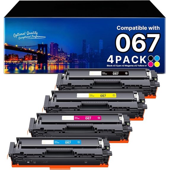 INK4U 067H Cartucce di Toner Compatibili per Canon 067 067H per Canon LBP633Cdw LBP632Cdw LBP631Cw MF651Cw MF653Cdw MF654Cdw MF655Cdw MF656Cdw MF657Cdw Stampanti (1 Nero INK4U 067H Cartucce di Toner Compatibili per Canon 067 067H per Canon LBP633Cdw LBP632Cdw LBP631Cw MF651Cw MF653Cdw MF654Cdw MF655Cdw MF656Cdw MF657Cdw Stampanti (1 Nero