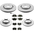 thumbnail image 1 of 07-09 for Jetta for City 6pc Brake Service Kit - Ceramic Pads & Vented Rotors - D3EA Certified - 280MM & 232MM Front & Rear, 1 of 5