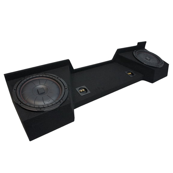 07-13 Chevy Silverado Ext Cab Truck Kicker CompVT CVT10 Dual 10" Sub Box 2 Ohm