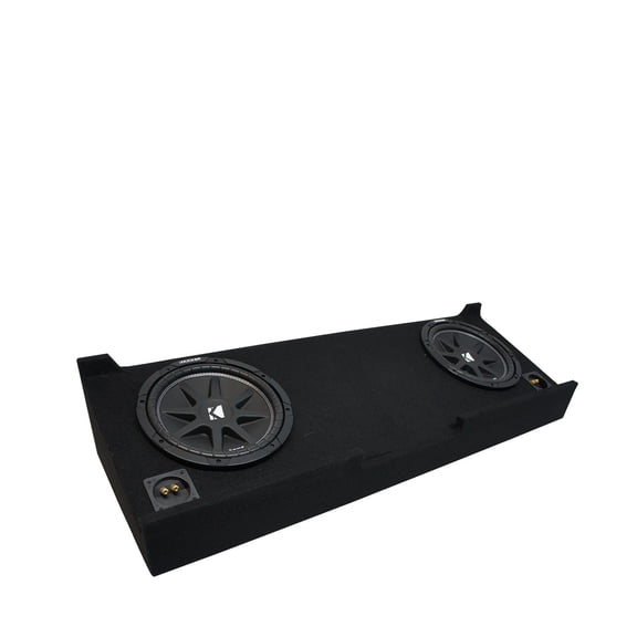 07-13 GMC Sierra Crew Cab Truck Kicker Comp C10 Dual 10" Sub Box New Final 2 Ohm