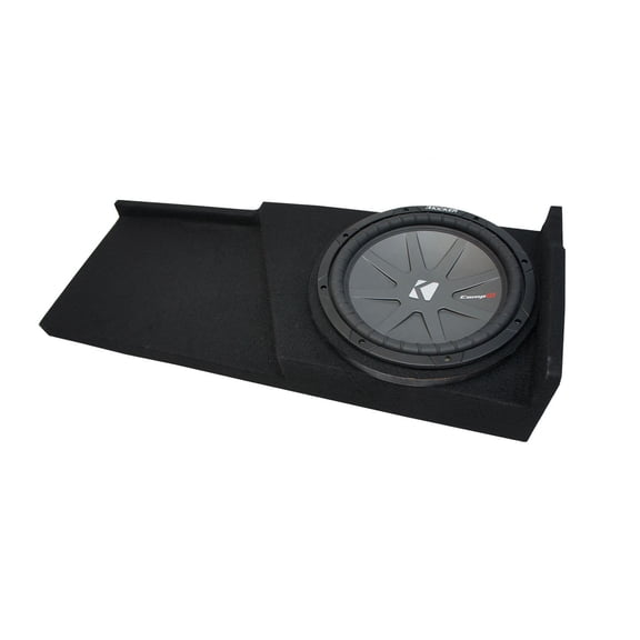 07-13 GMC Sierra Extended Cab Truck Kicker CompR CWR10 Single 10 Sub Box 2 Ohm