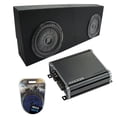 thumbnail image 1 of 07-13 Toyota Tundra Crew Max Kicker CompVT CVT12 Dual 12" Custom Sub Box CXA8001, 1 of 4