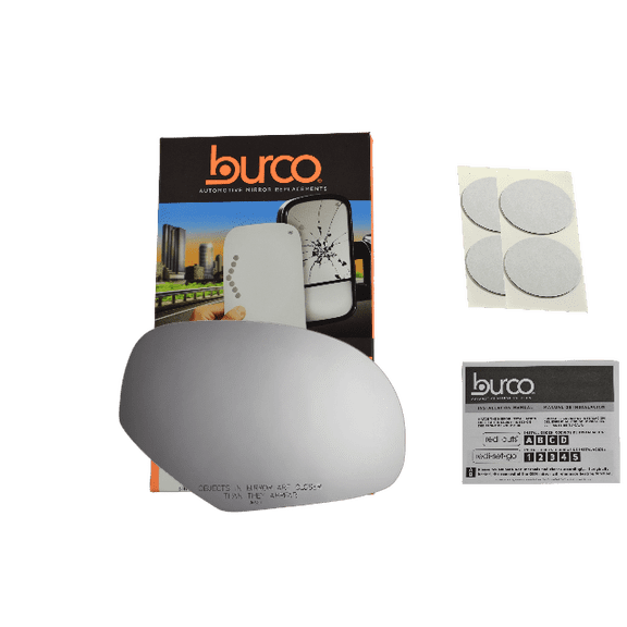 07-14 Cad Escalade, Sierra, Yukon, Right Passenger Side Convex Mirror Glass Lens W/o Backing Plate, Comes with Adhesive, USA