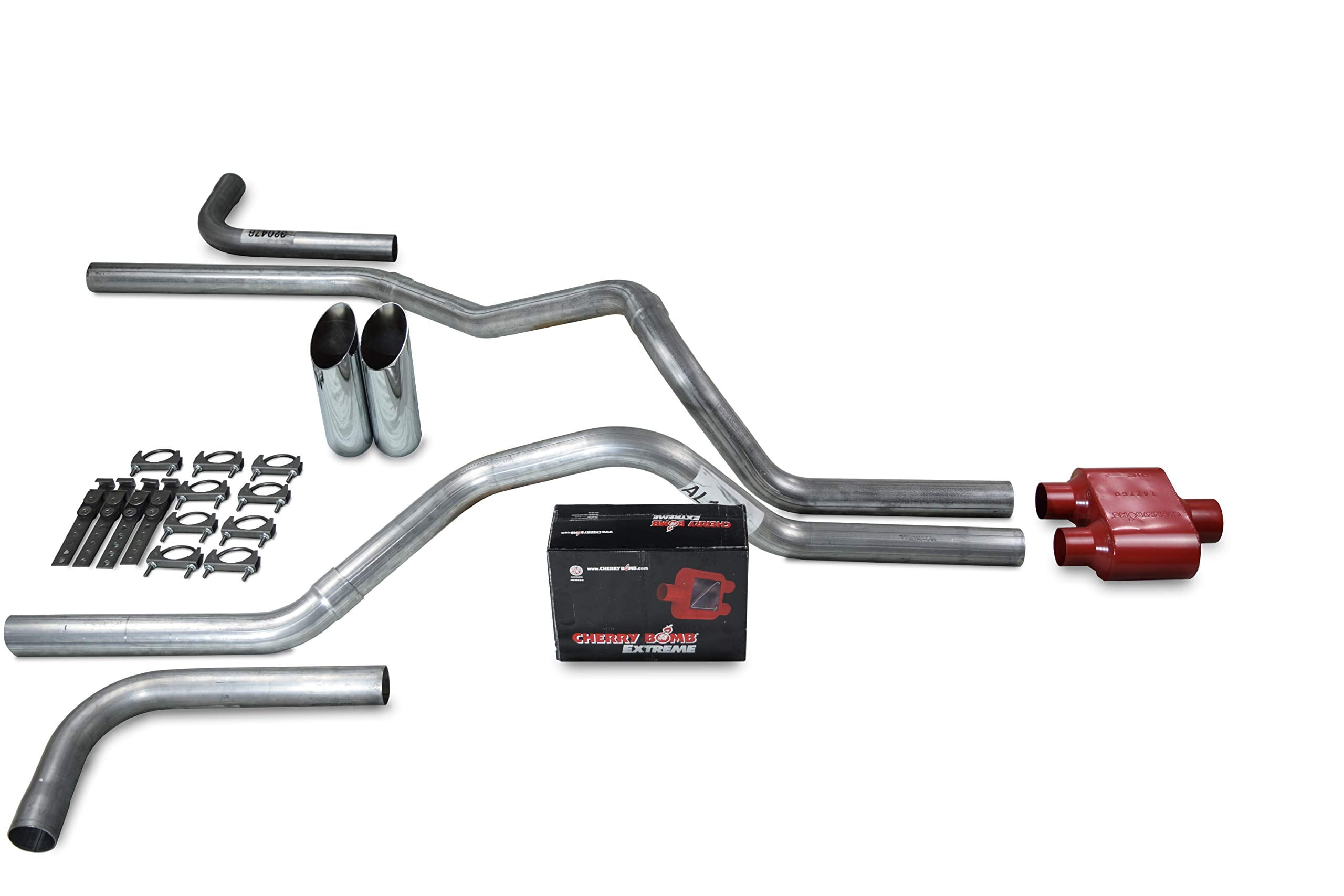Chevy GMC 1500 Truck 99-06 2.5 Dual Truck Exhaust Kits with Glasspack