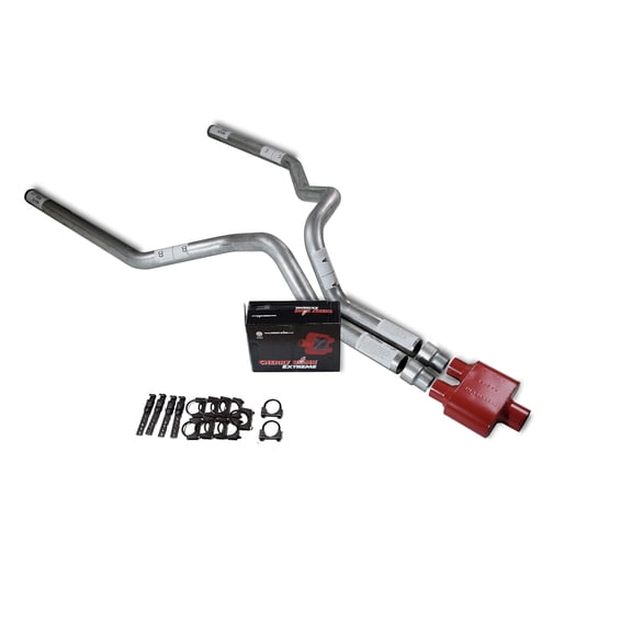07-14 Chevy GMC Silverado Sierra 3" Dual Exhaust Kit Cherry Bomb Extreme