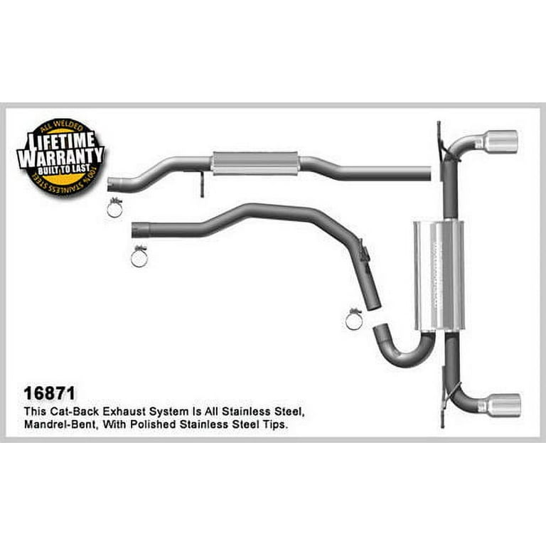MagnaFlow 16871 07-14 Ford Edge 2.0/3.5L Cat-Back Exhaust System MagnaFlow 16871 07-14 Ford Edge 2.0/3.5L Cat-Back Exhaust System