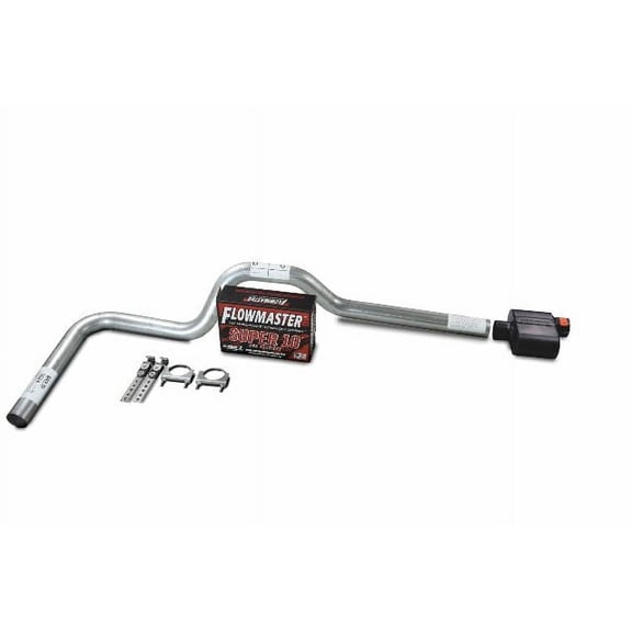 07-15 Chevy Silverado Truck 3" Single Exhaust Kit Flowmaster Super 10 Muffler