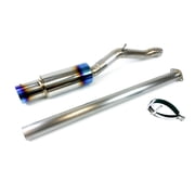 07-15 Mitsubishi Lancer Evolution EVOX EVO X 3" Burnt Full Titanium Single Side Exhaust