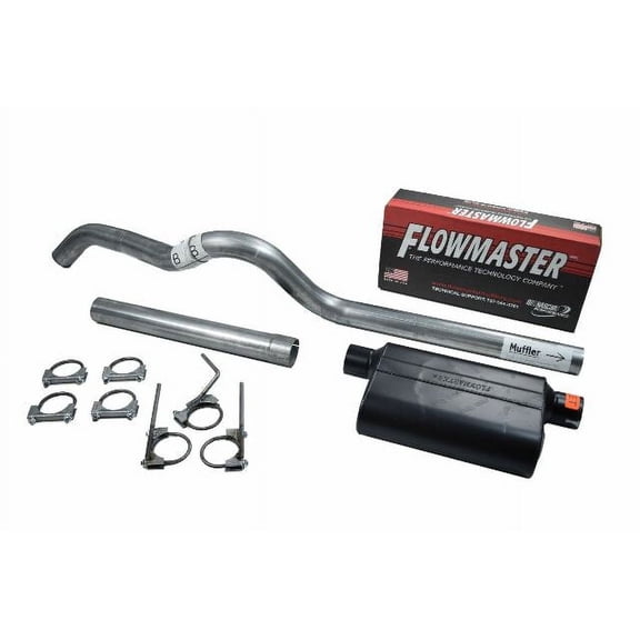 07-18 Jeep Wrangler JK 2 Door-4 Door 2.5" Single Exhaust Kit Flowmaster Super 44