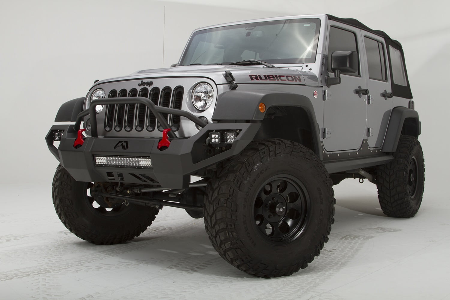 07-18 WRANGLER JK VENGEANCE FRONT BUMPER W/ PRE-RUNNER GUARD BARE STEEL Fits select: 2015-2017 JEEP WRANGLER UNLIMITED, 2012-2014 JEEP WRANGLER