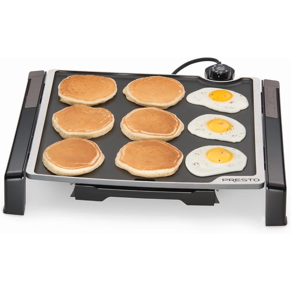 07071 15-inch Electric Tilt-n-fold Griddle, Black