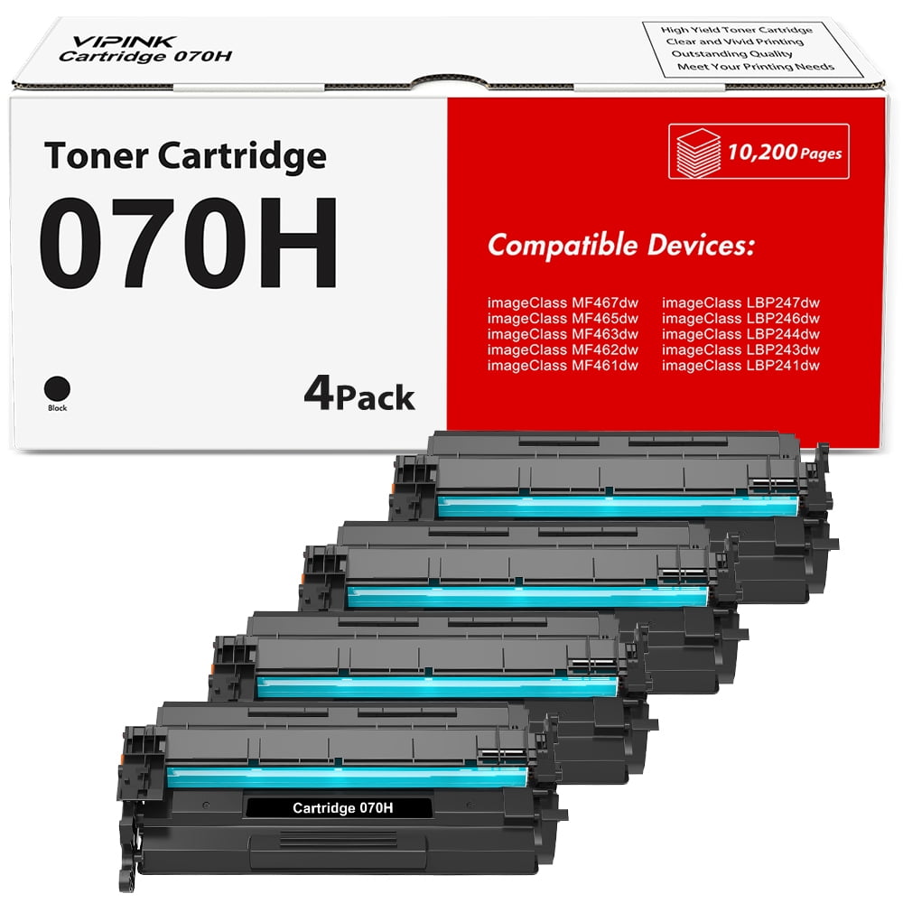 070H 070 high Yield Black Toner Cartridge Compatible Replacement for ...