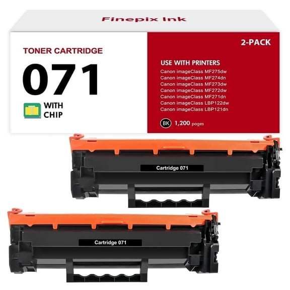 071 071H Toner Cartridges High Yield with Chip Compatible for Canon 071 CRG-071 Canon imageClass MF467dw MF465dw MF463dw MF462dw MF461dw LBP247dw LBP246dw LBP244dw LBP243dw LBP241dw (Black, 2-Pack)