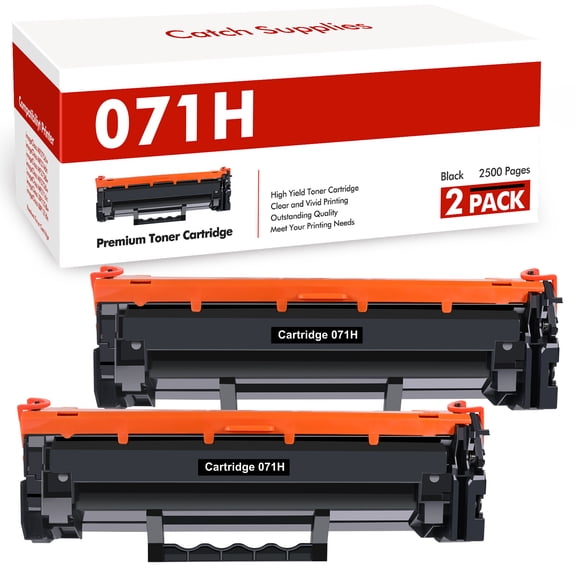 071H 071 CRG-071H High Yield Toner Cartridge Compatible for Canon i-SENSYS LBP122dw MF272dw MF273dw MF275dw MF274dn MF271dn LBP121dn Printer(Black, 2-Pack)