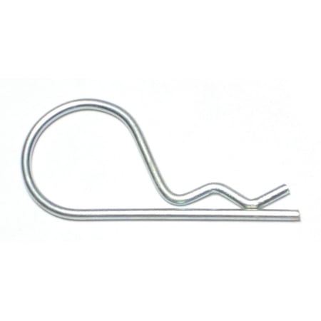 .072" x 1-7/8" Zinc Plated Steel Hair Pin Clips HPC-124 (40 pcs.)