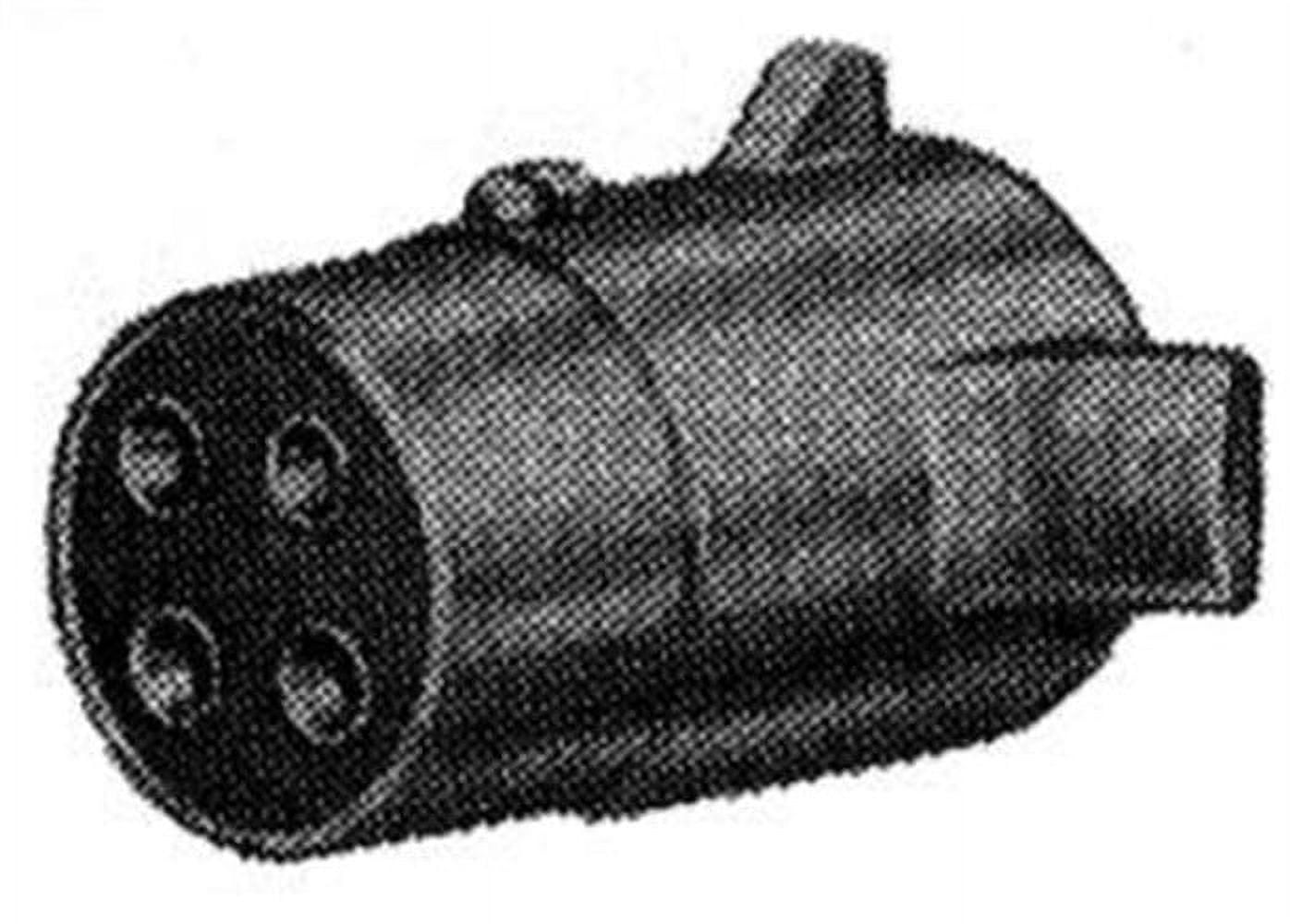 0723Pt Connector Plug 4-Pole D, Pacific Industrial Comp (Pico), EACH, CD, Metal