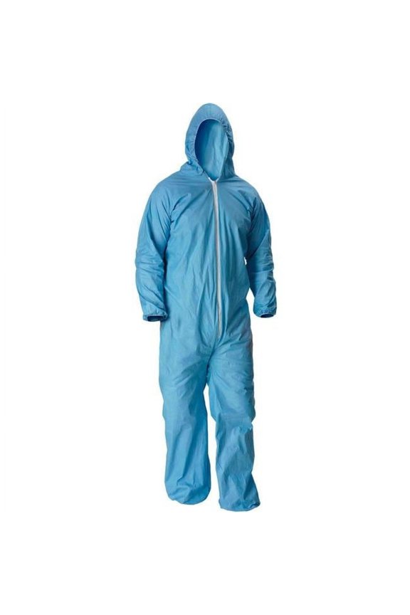 07428B Pyrolon Plus 2 Disposable FR Coverall with Hood, Elastic Wrists & Ankles - 3XL - 25 per Case