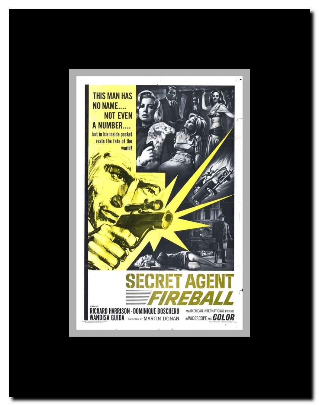 077: Challenge to Killers Framed Movie Poster