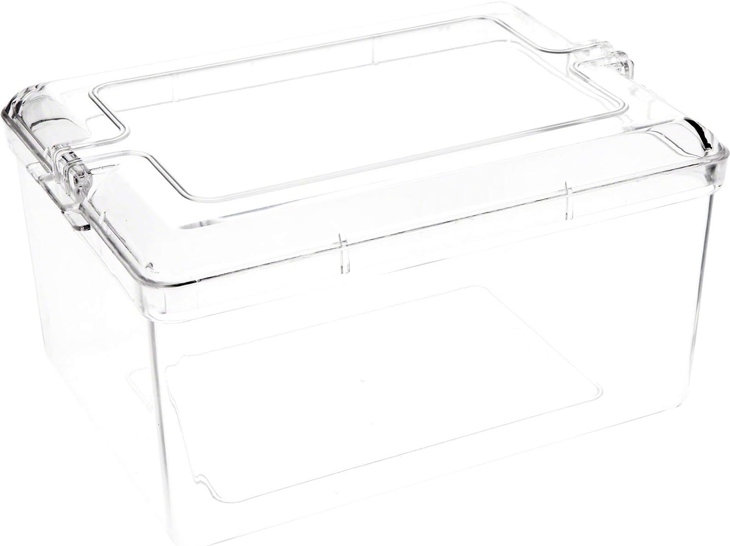 079C Clear Plastic Container, 7.4375" W X 5.3125" D X 3.75" H, Pack Of