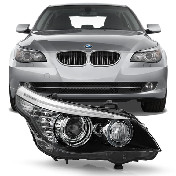 08-10 BMW E61 528i 535i 550i D1S HID Xenon w/AFS Projector Headlight Passenger