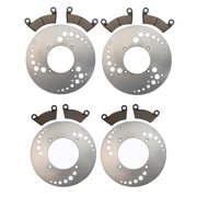 08 Front Rear Brake Rotors and Pads fits Polaris Ranger 700 XP 4x4 - 2008