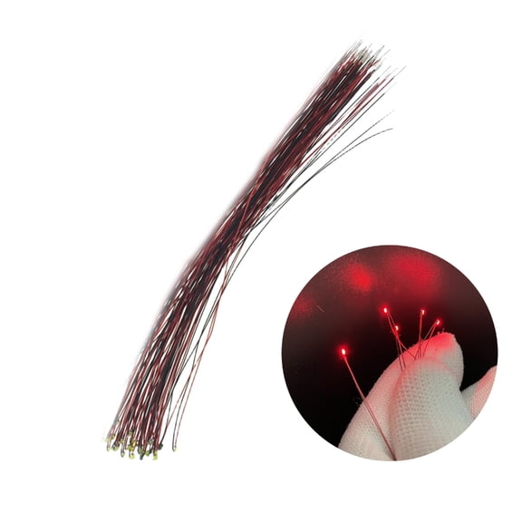 0805 LED Light Chips with Wire for Model Modification Kits Craft Supply