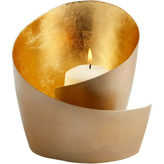 08118-Cyan lighting-Mars - Candleholder - 6.25 Inches Wide by 6.25 Inches High-Brass Finish