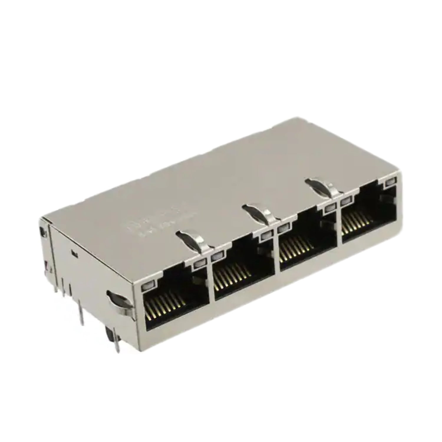 0826-1X4T-43-F Connectors Ethernet Modular 4Port 1000 Base-T PCB ...