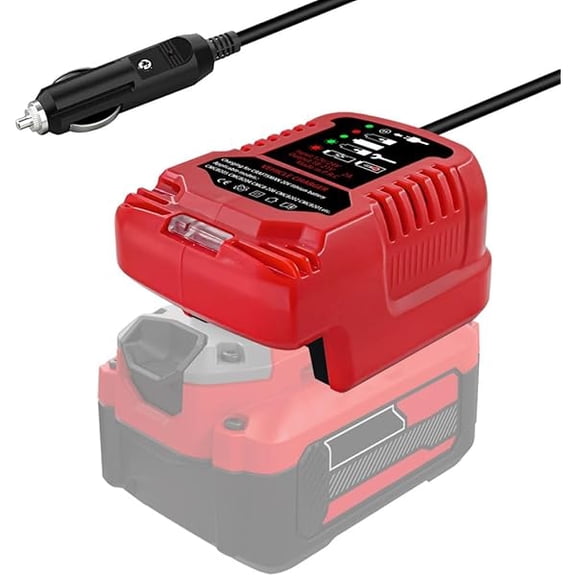 0829 Mini Car Charger for Craftsman 20V Battery,Portable Quick Car Charger for Craftsman V20 Lithium Battery CMCB204 CMCB202 CMCB201 CMCB209 CMCB205 (Only for V20 SeriesBattery Not Included)