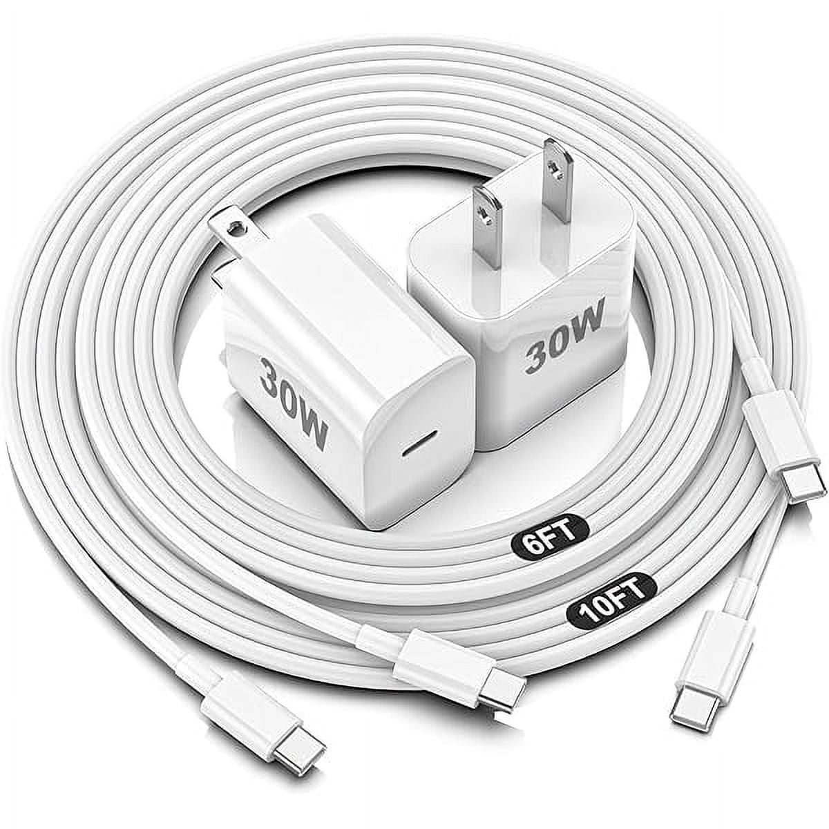 0829 iPhone 16 15 Charger Fast Charging,30W USBC Charger Block with 6 ...