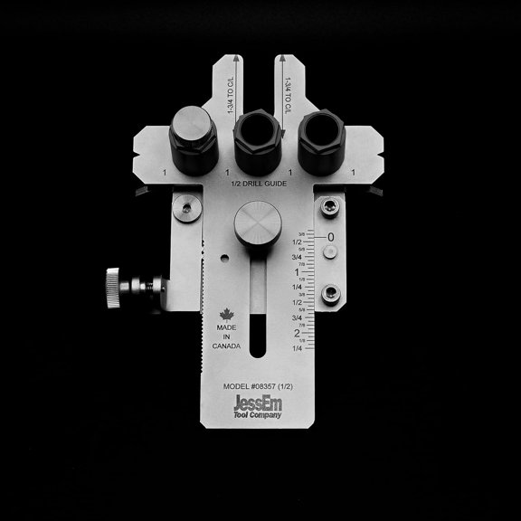 08357 1/2 Inch Stainless Steel Dowelling Jig with Angle Guide Joinery Tool$$Tools & Hardware Other