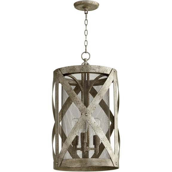 08366-Cyan lighting-Byzantine - Three Light Pendant - 15 Inches Wide by 30.25 Inches High