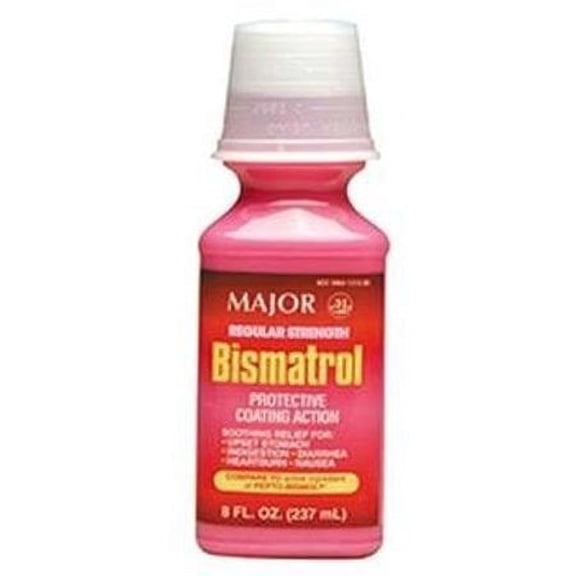 Major Bismatrol Liquid Bismuth Subsalicylate - 8 Ounce