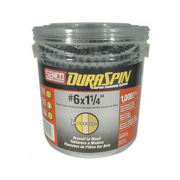 Senco Wood Screw 08F250Y - Zinc, Universal Fit, 8x2.5 Wood to Wood Screw - Pack Of 1