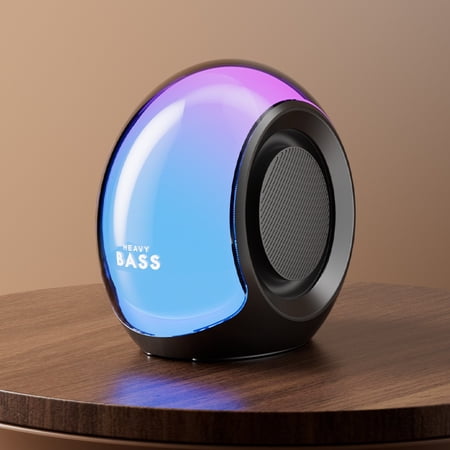 09 10W Wireless Speakers Atmosphere Light Portable Outdoor Subwoofer TWS AUX Colorful Subwoofer Column Home Theater Sound Box Support Fm Radio price history and forecast - General
