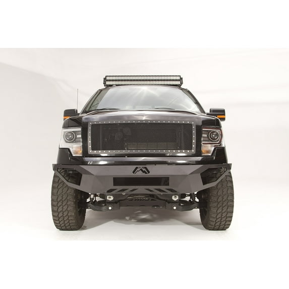 09-14 F150 VENGEANCE FRONT BUMPER W/ NO GUARD MATTE BLACK Fits select: 2009 FORD F150, 2014 FORD F150 SUPER CAB