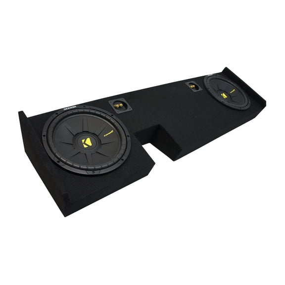 09-14 Ford F-150 Ext Super Cab Truck Kicker CompC CWCS10 Dual 10 Sub Box Package