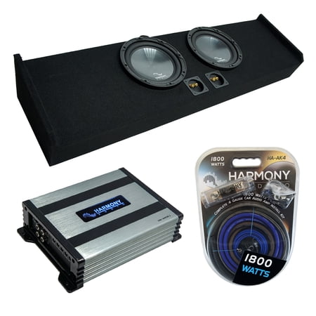 09-20 Ford F-150 Super Crew Truck Harmony R124 Dual 12" Sub Box & HA-A400.1