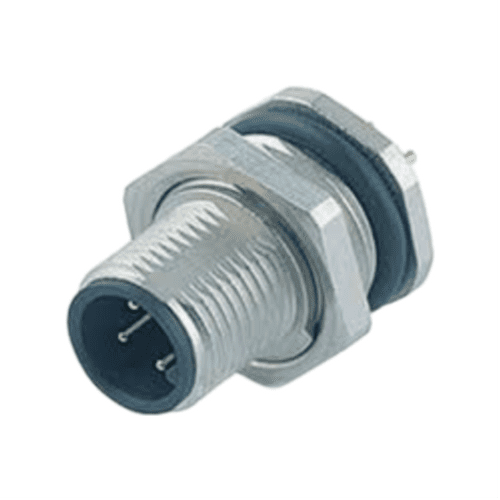 09-3481-90-08  binder Circular Connector, 8 Contacts, Panel Mount, M12 Connector, Socket, Male, IP67, 713 Series