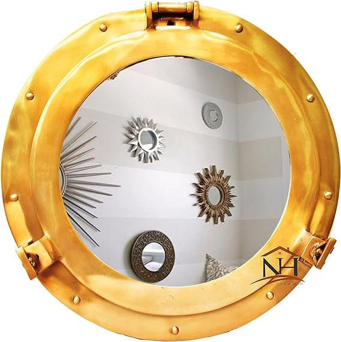 09" Bronze Ship Porthole ! Nautical Porthole Mirror Home Decor Wall