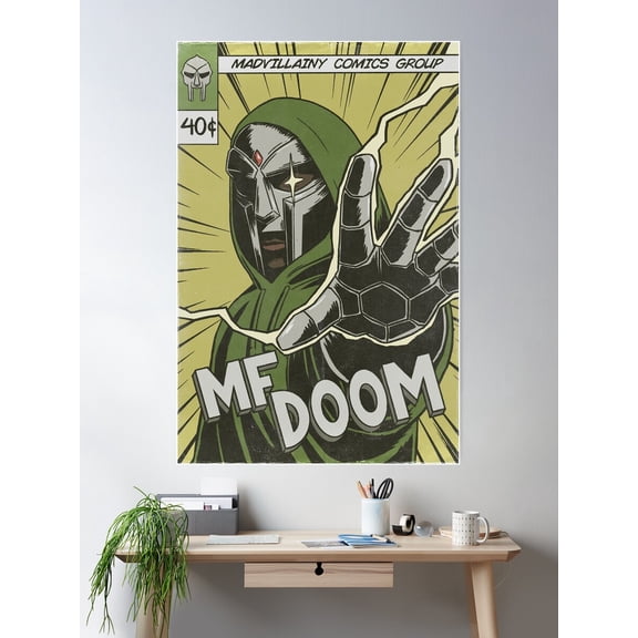 09 Comic 40C Green Poster Wall Art, Modern Wall Decor For Living Room Bedroom, 24x36 UNFRAMED