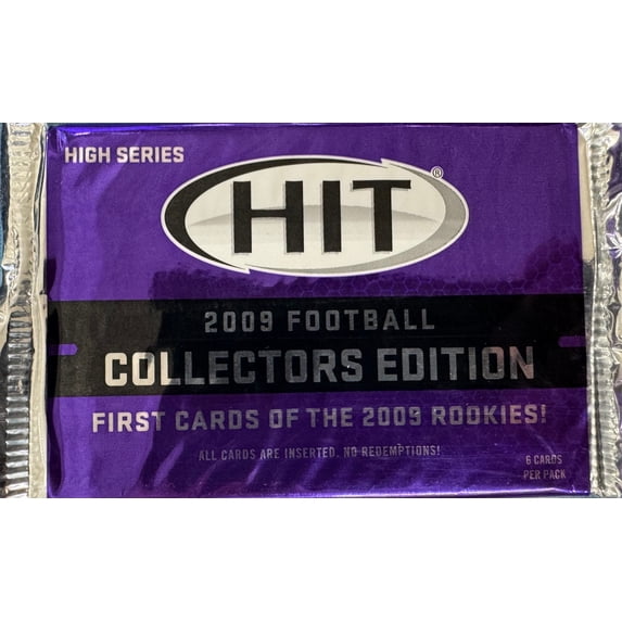 2009 Sage Hit Football High Series Collectors Edition Retail Pack