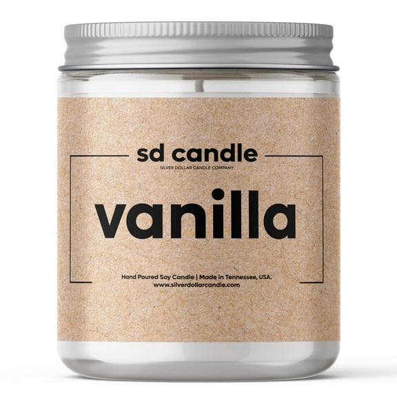 #09 | Vanilla Scented Candle - 9/16oz 100% All-Natural Handmade Soy Wax Candle