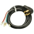 thumbnail image 1 of 09154ME 10-4 Black Dryer Cord - 4 ft., 1 of 1
