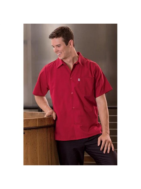 0920-1903 Utility Shirt 5 Button 65-35 Red Md