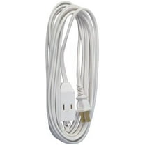 09415ME 20-Feet Vinyl Cube Tap Extension Cord, White