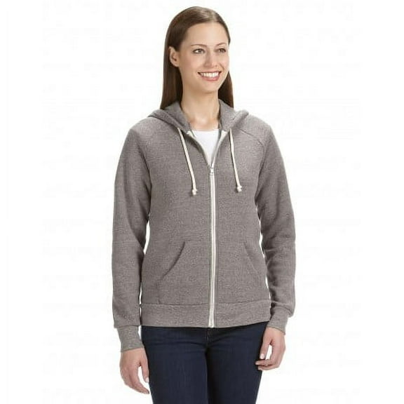 09573F2 Alternative Ladies' Adrian Eco-Fleece Hoodie Eco Grey XL